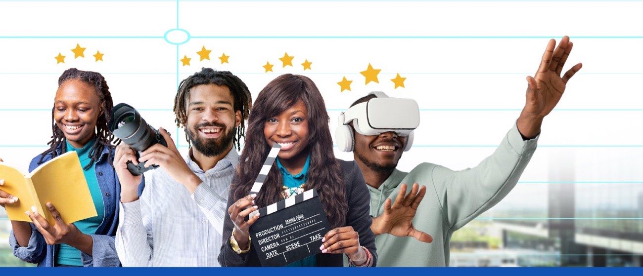 Les apprenants Amina Academy : photographie, montage vidéo, technologies immersives et création